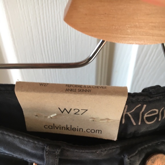 CK women's blue serré à la cheville ankle skinny - Picture 4 of 8